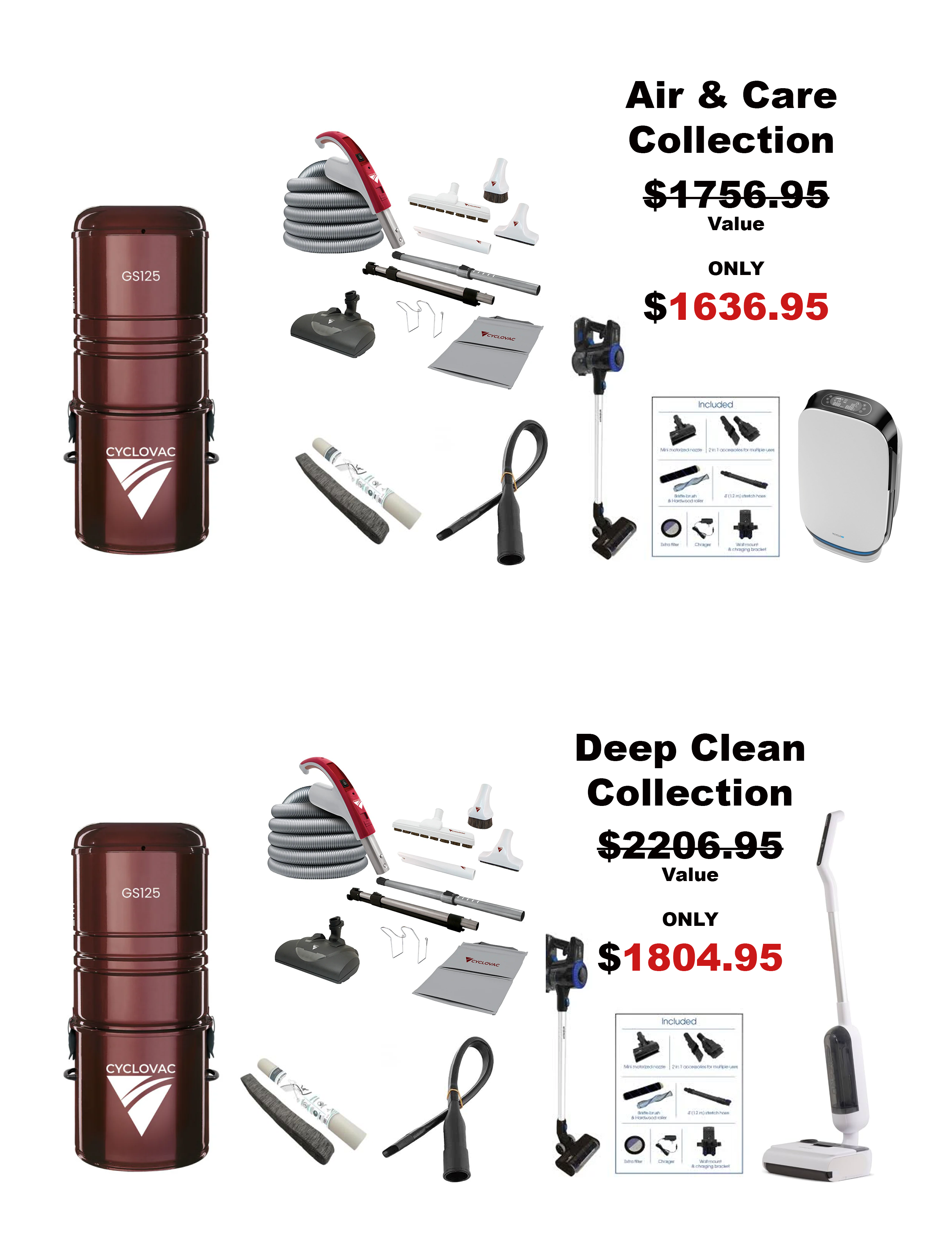 Exclusive Central Vacuum Packages  - Vacuum Central 